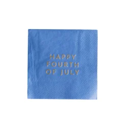 Bonjour Fete Happy 4th of July Cocktail Napkins