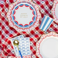 Clearance Bonjour Fete Happy 4th of July Dessert Plates