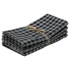 Hot Heather Taylor Home Harrison Plaid Black Napkins