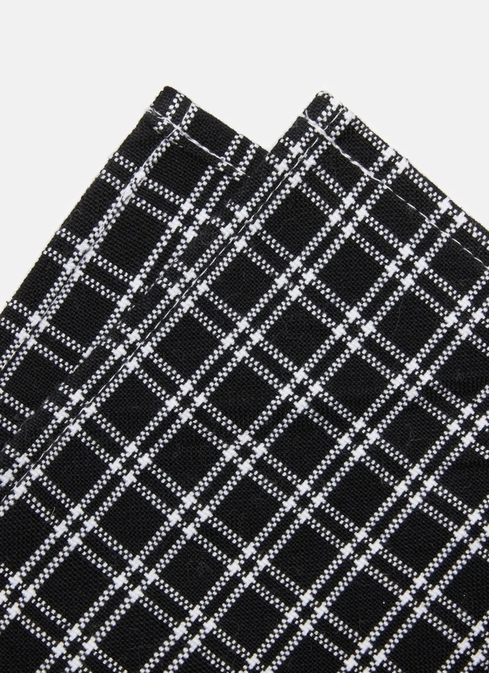 Hot Heather Taylor Home Harrison Plaid Black Napkins