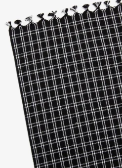 Outlet Heather Taylor Home Harrison Plaid Black Tablecloth