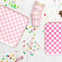 New Bonjour Fete Harry Potter X Honeydukes Pink Stripe Cups