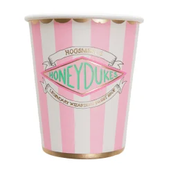 New Bonjour Fete Harry Potter X Honeydukes Pink Stripe Cups
