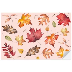 Discount Cami Monet Harvest Leaves Paper Placemats