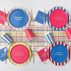 Bonjour Fete Haute Pink Signature Happy Birthday Small Plates