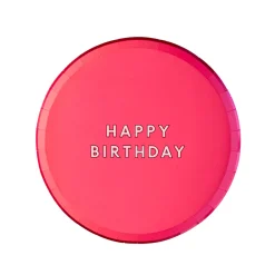 Bonjour Fete Haute Pink Signature Happy Birthday Small Plates