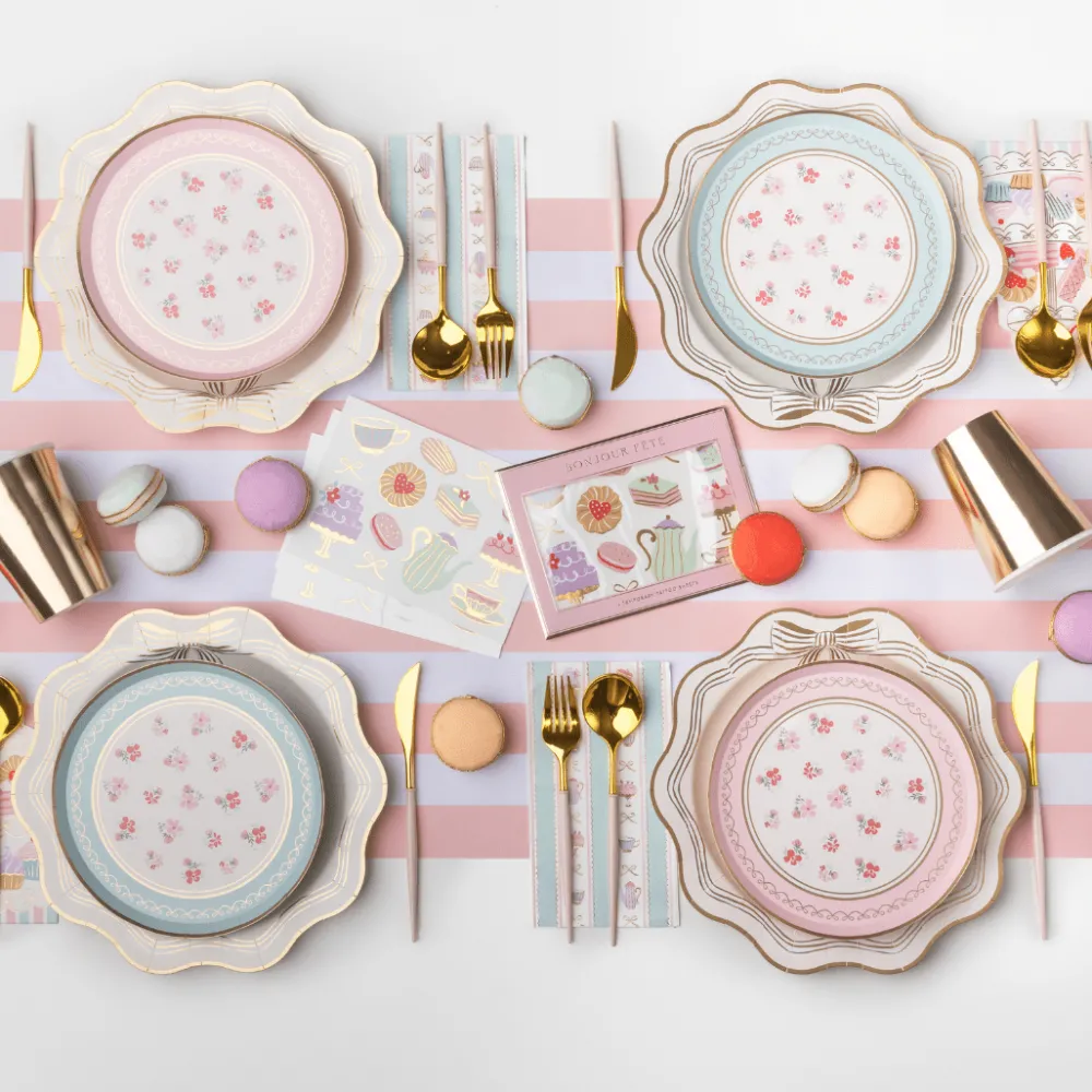 Clearance Bonjour Fete High Tea Patisserie Tower Large Napkins