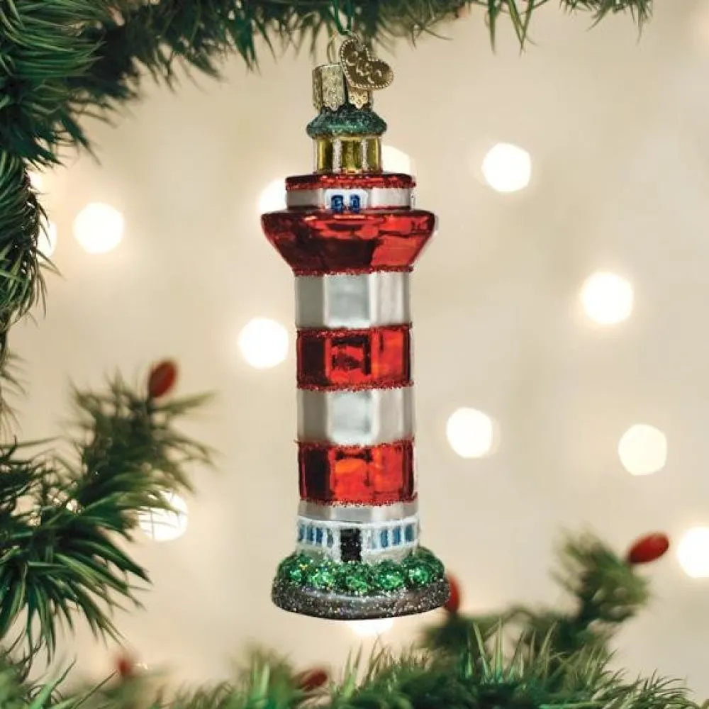 Discount Old World Christmas Hilton Head Lighthouse Ornament