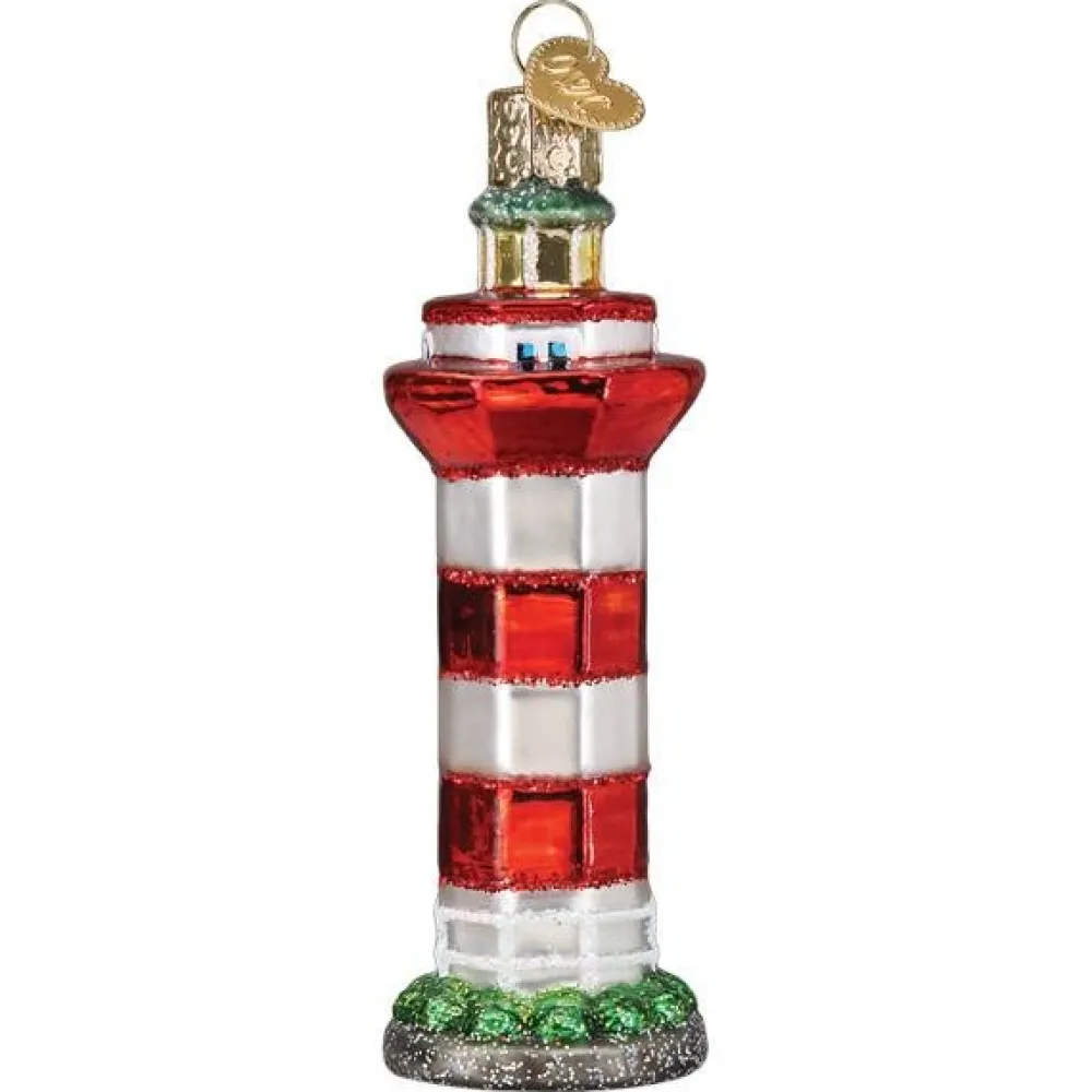 Discount Old World Christmas Hilton Head Lighthouse Ornament