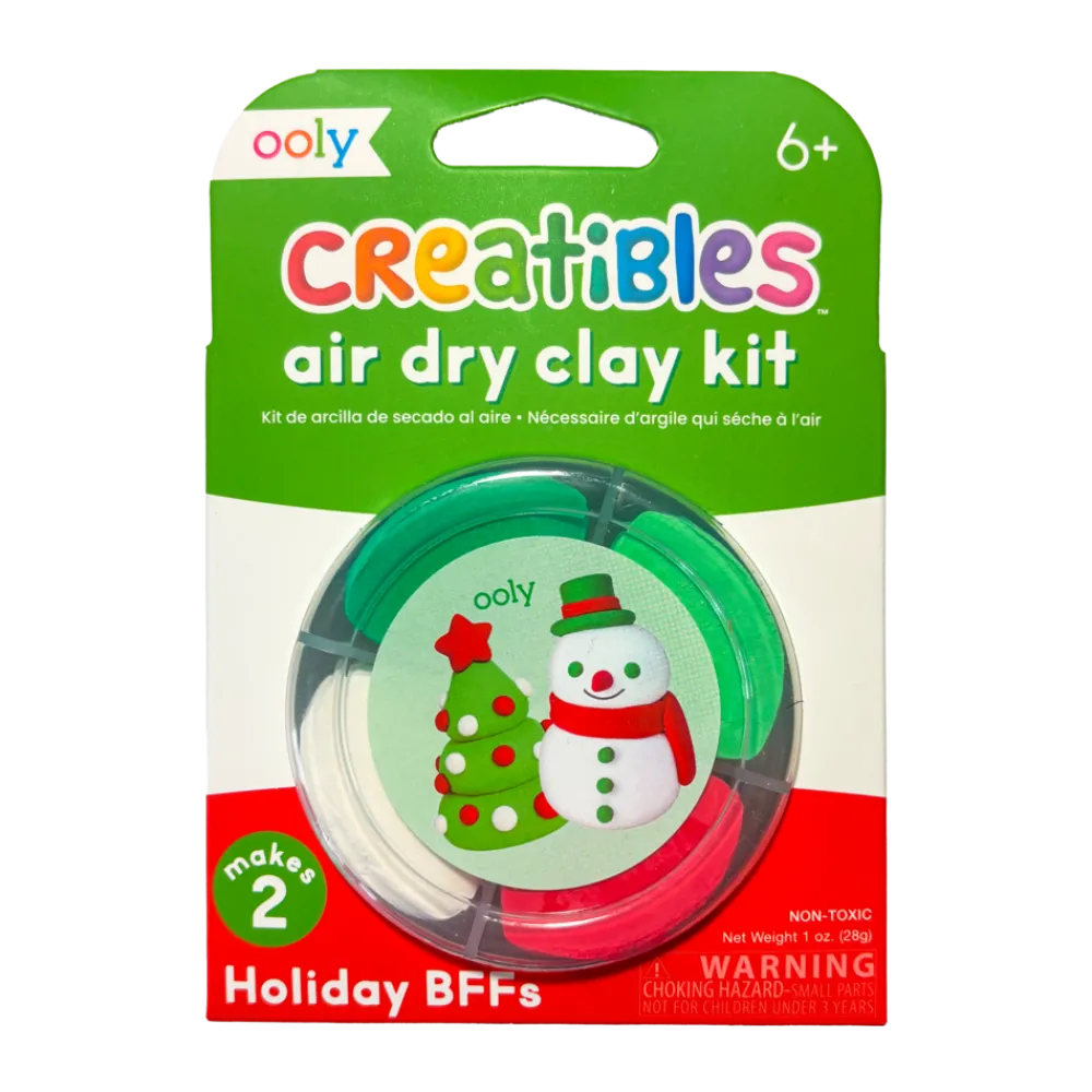 New OOLY Holiday BFFs Air Dry Clay Kit