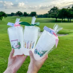 Discount Taylor Paladino Holiday Golf Cart Frosted Cups