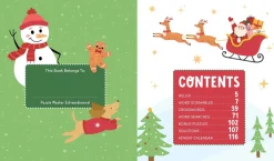 Hot Schiffer Publishing Holly Jolly Christmas Puzzle Book