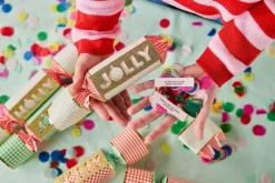Outlet Packed Party Holly Jolly Holiday Crackers (Set of 6)