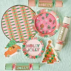 Outlet Packed Party Holly Jolly Holiday Crackers (Set of 6)