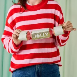 Outlet Packed Party Holly Jolly Holiday Crackers (Set of 6)