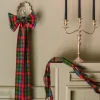 Clearance Heather Taylor Home Holly Plaid Fabric Bow