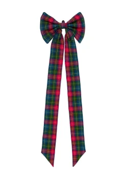 Clearance Heather Taylor Home Holly Plaid Fabric Bow