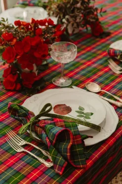 Sale Heather Taylor Home Holly Plaid Napkins