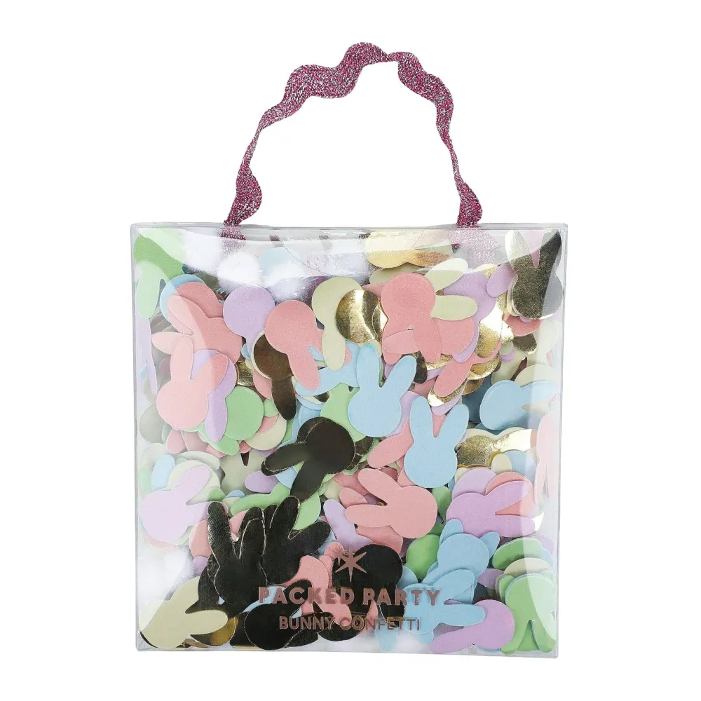 Clearance Packed Party Hoppy Tails Easter Bunny Confetti Mix