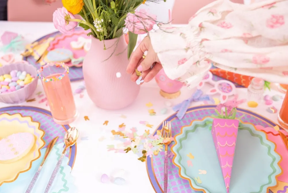 Clearance Packed Party Hoppy Tails Easter Bunny Confetti Mix
