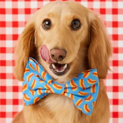 Clearance The Foggy Dog Hot Diggity Dog Bow Tie