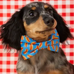 Clearance The Foggy Dog Hot Diggity Dog Bow Tie