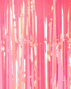 Best xo, Fetti Hot Pink Iridescent Fringe Curtain Backdrop