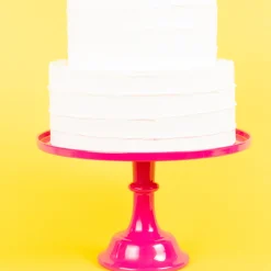 Outlet Sprinkles & Confetti Party Supplies Hot Pink Melamine Cake Stand