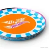 Online Bonjour Fete Hot Wheels™ X Blue Checker Small Plates