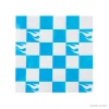 Clearance Bonjour Fete Hot Wheels™ X Blue Foil Checker Large Napkins