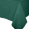 Outlet Caspari Hunter Green Linen Like Table Cover