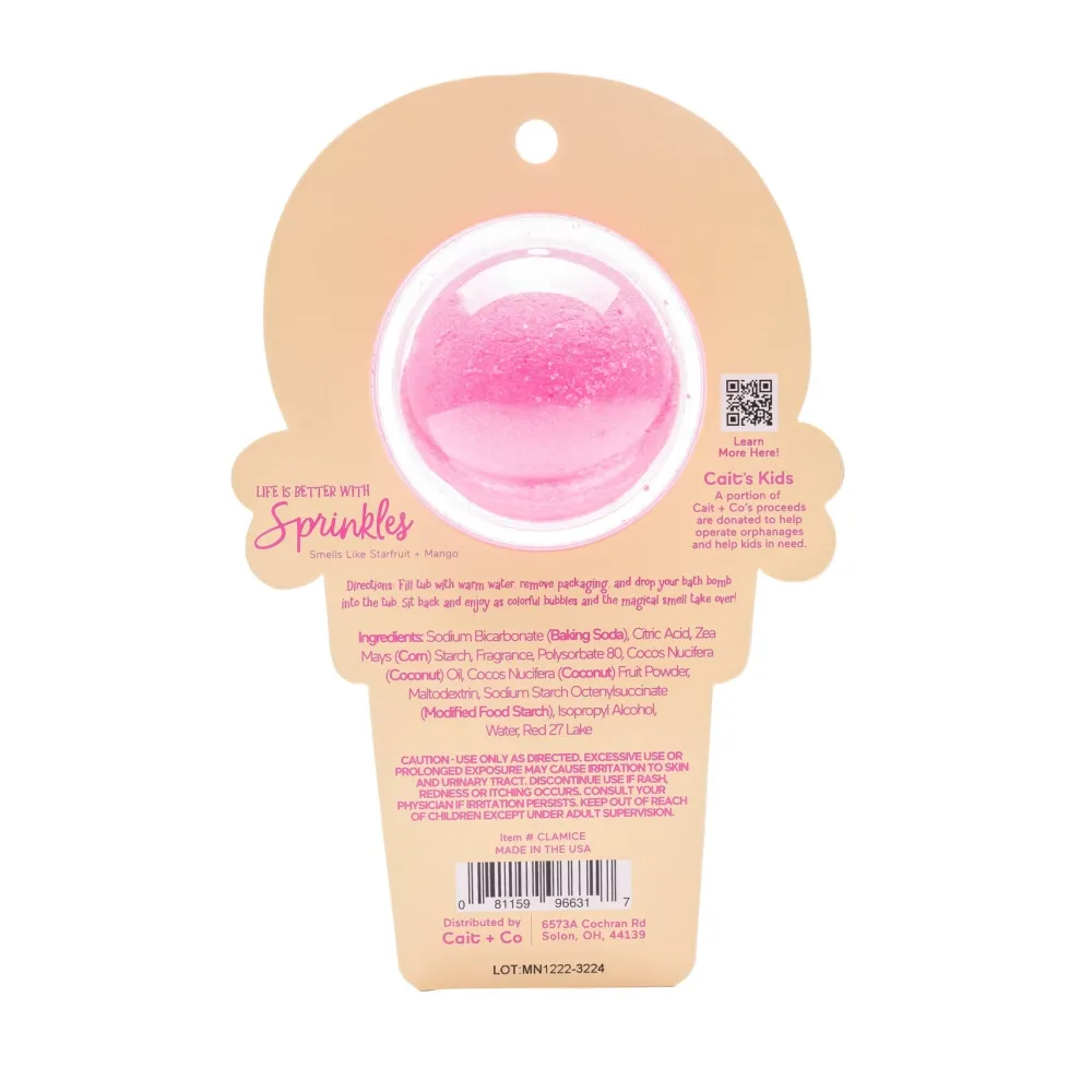 Best Cait + Co Ice Cream Clamshell Bath Bomb