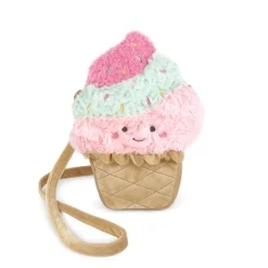 Outlet MON AMI Ice Cream Cone Plush Crossbody Purse by