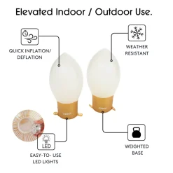 Clearance Funboy Inflatable Christmas Bulbs