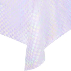 Online xo, Fetti Iridescent Checker Table Cover