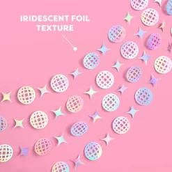 Online xo, Fetti Iridescent Disco Garland