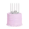 Best xo, Fetti Iridescent Glitter Candles & Disco Ball Cake Topper Set