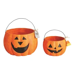 Outlet Mud Pie Jack-O-Lantern Treat Bucket Set