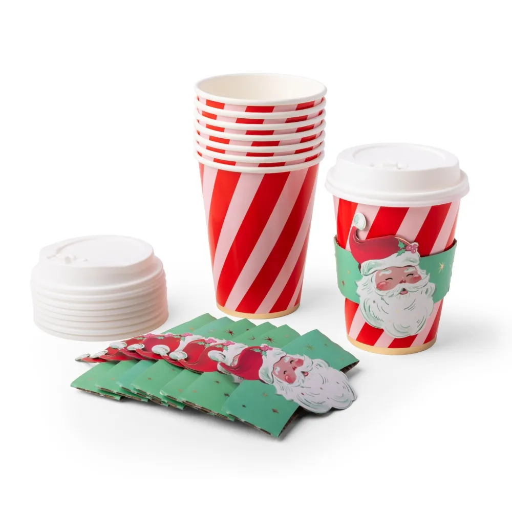 Clearance Bonjour Fete Jolly Santa Hot Cups