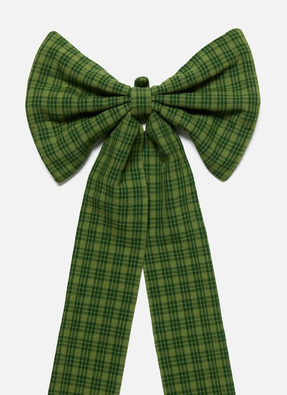 New Heather Taylor Home Katherine Plaid Evergreen Fabric Bow