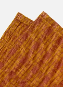 Best Heather Taylor Home Katherine Plaid Saffron Napkins