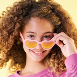 New Babiators Sunglasses Kids Pink Heart Sunglasses