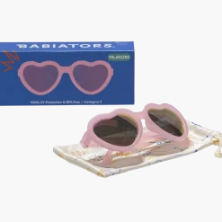 New Babiators Sunglasses Kids Pink Heart Sunglasses