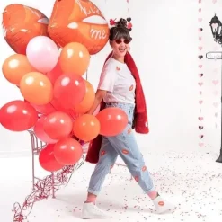Online Party Deco Kiss Me Lips Balloon