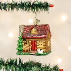 Best Old World Christmas Lake Cabin Ornament