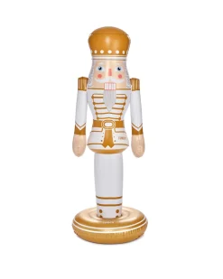 New Funboy Large Inflatable Gold & White Nutcracker