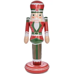 Discount Funboy Large Inflatable Red & Green Nutcracker Nutcracker