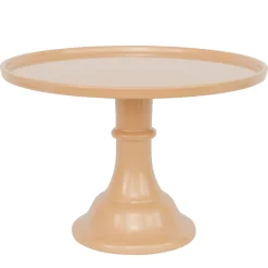 Clearance Joyeux Company Large Latte Brown Melamine Cake Stand