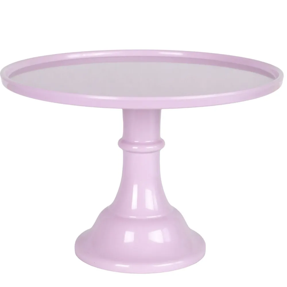 Sale Joyeux Company Large Lilac Purple Melamine Cake Stand