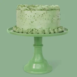 Online Joyeux Company Large Sage Green Melamine Cake Stand